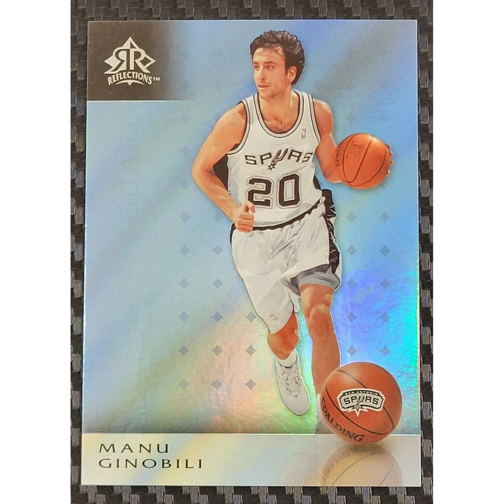 2006-07 UD REFLECTIONS‎ MANU GINOBILI BLUE HOLOFOIL PARALLEL #D 47/49